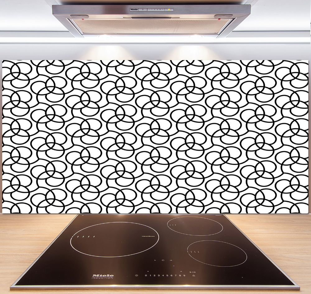 Cooker splashback Geometric background