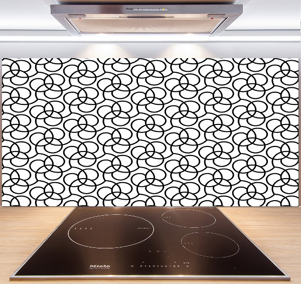 Cooker splashback Geometric background