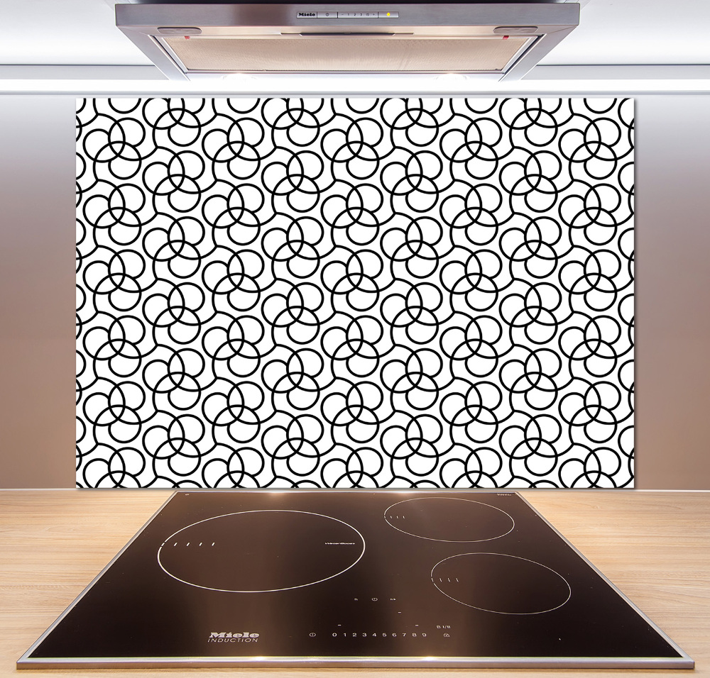 Cooker splashback Geometric background