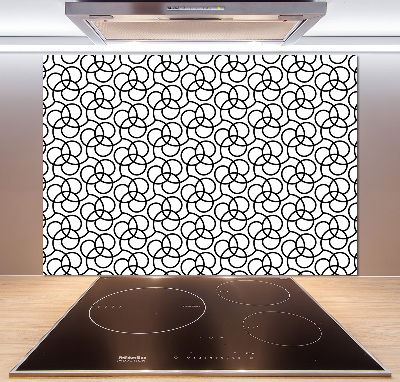 Cooker splashback Geometric background