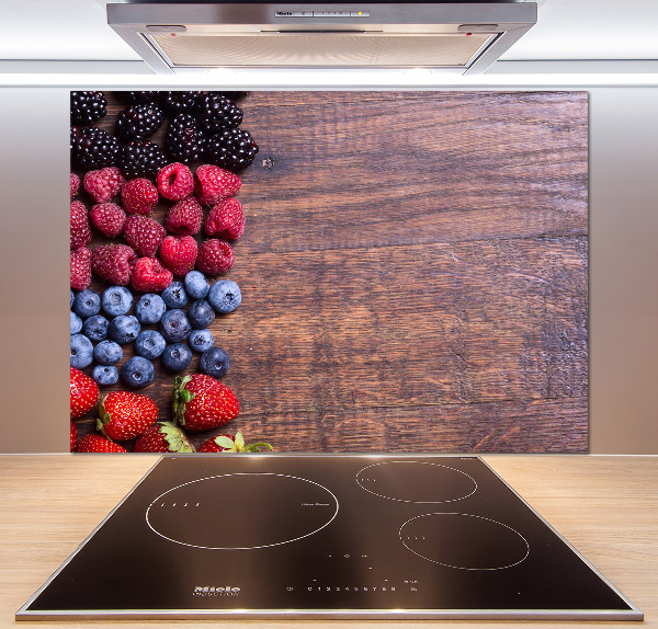 Cooker splashback Forest fruits