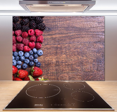 Cooker splashback Forest fruits