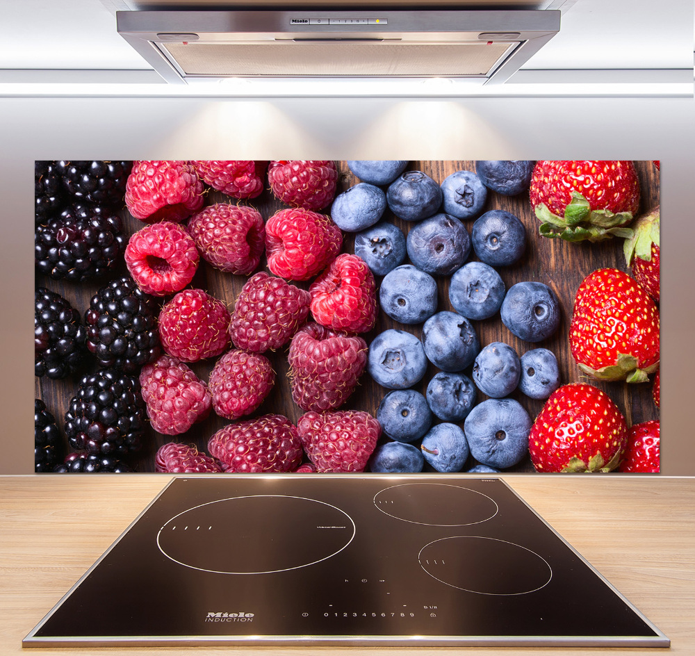 Cooker splashback Forest fruits