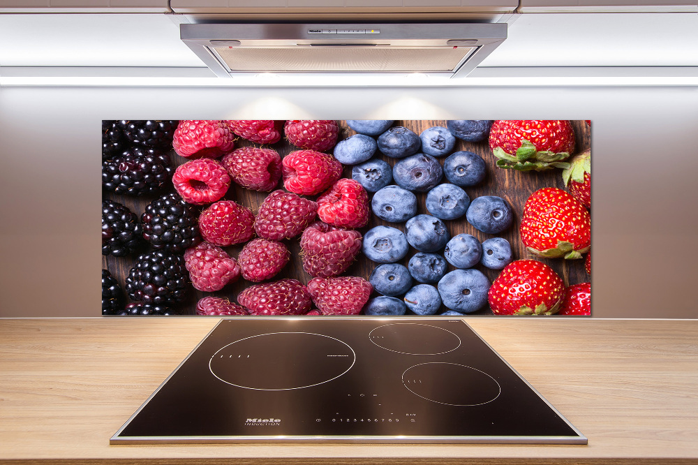 Cooker splashback Forest fruits