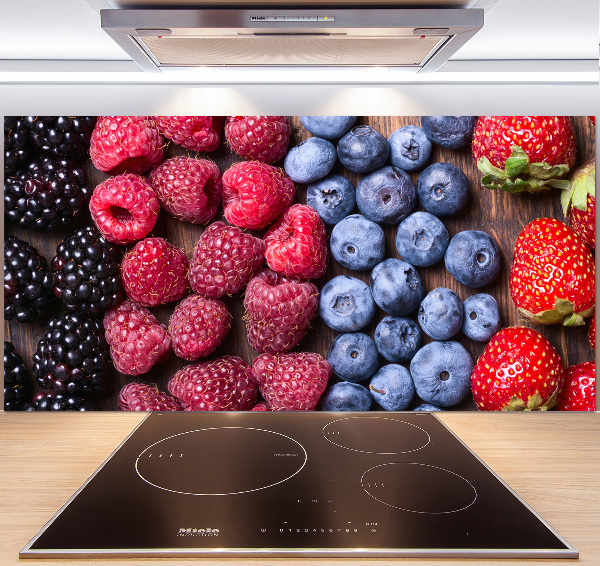 Cooker splashback Forest fruits