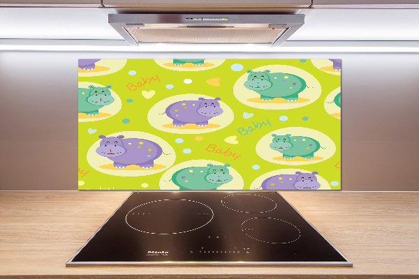 Kitchen splashback Hippo