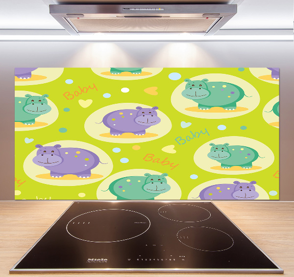 Kitchen splashback Hippo