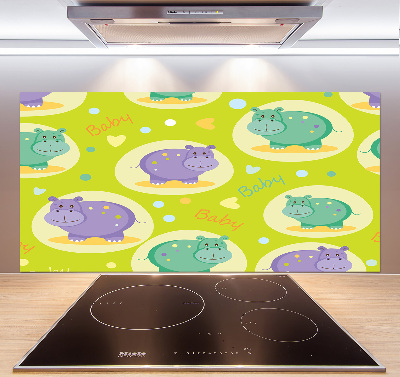 Kitchen splashback Hippo