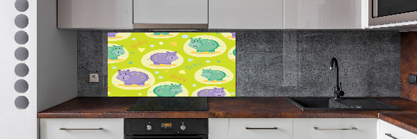 Kitchen splashback Hippo