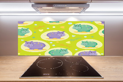 Kitchen splashback Hippo