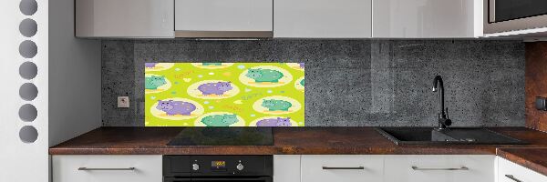 Kitchen splashback Hippo