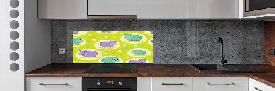 Kitchen splashback Hippo