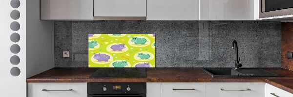 Kitchen splashback Hippo