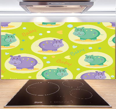 Kitchen splashback Hippo