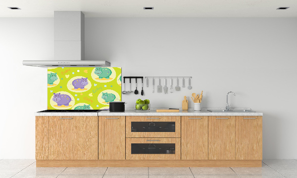 Kitchen splashback Hippo