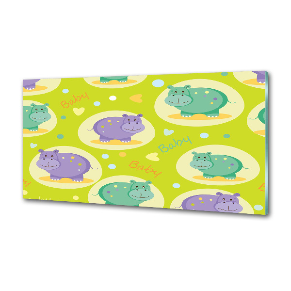 Kitchen splashback Hippo