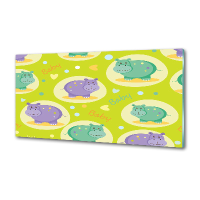 Kitchen splashback Hippo