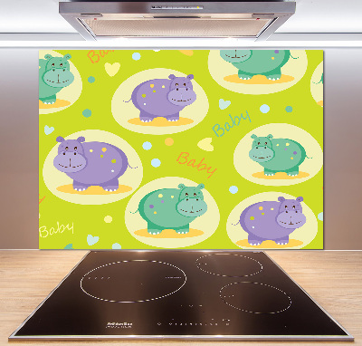 Kitchen splashback Hippo