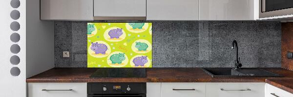 Kitchen splashback Hippo