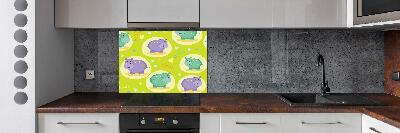 Kitchen splashback Hippo