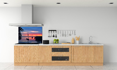 Cooker splashback Sailboats about the west