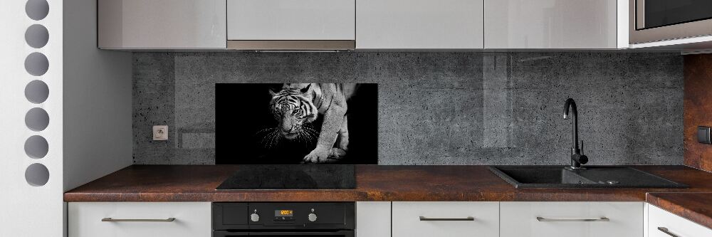 Cooker splashback Tiger