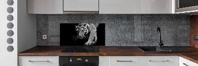 Cooker splashback Tiger