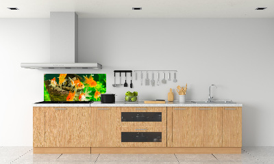 Cooker splashback Golden Fish