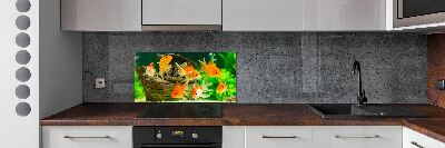 Cooker splashback Golden Fish