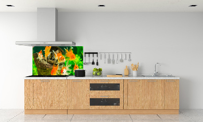 Cooker splashback Golden Fish