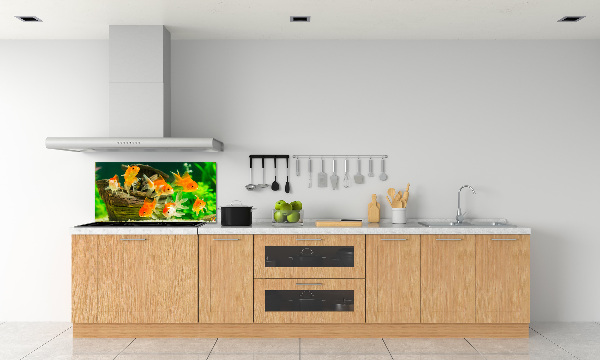 Cooker splashback Golden Fish