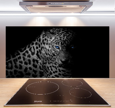 Cooker splashback leopard