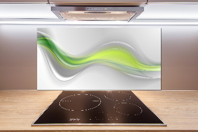 Splashback panel for kitchen Wave abstraction