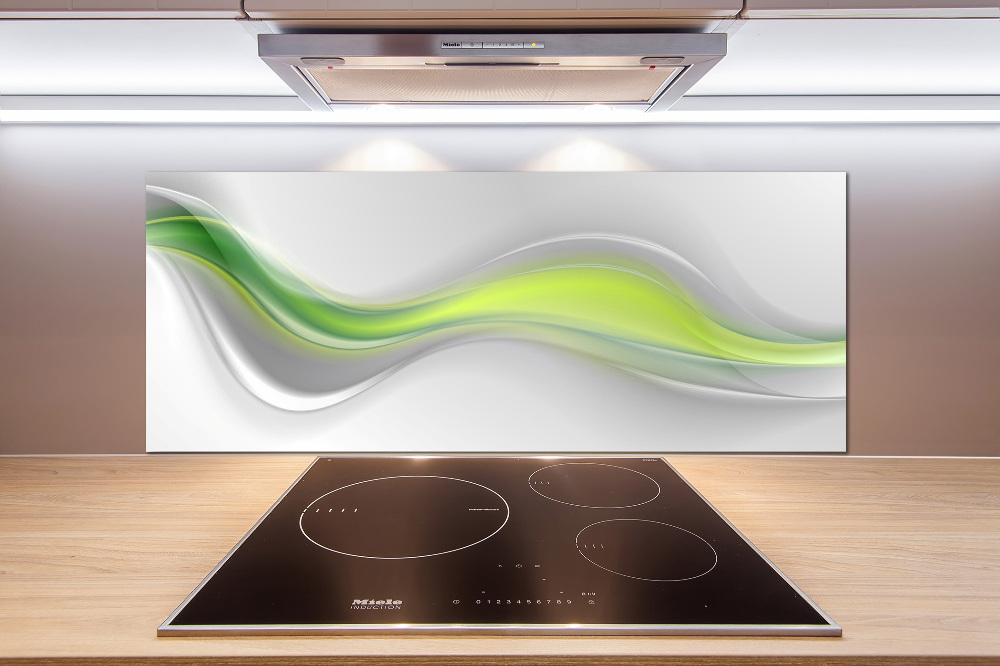 Splashback panel for kitchen Wave abstraction