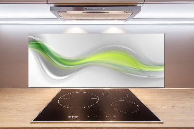 Splashback panel for kitchen Wave abstraction