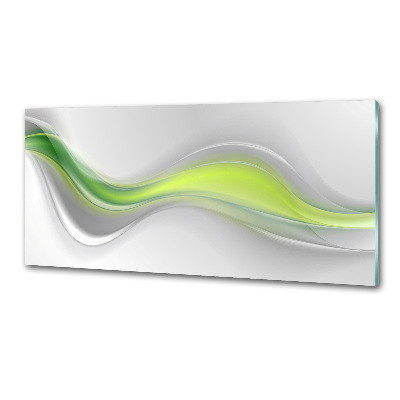 Splashback panel for kitchen Wave abstraction