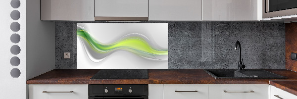 Splashback panel for kitchen Wave abstraction