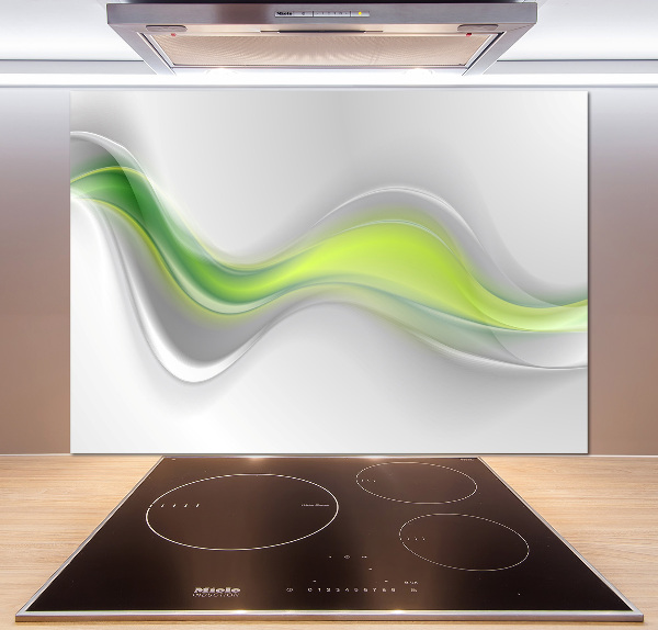 Splashback panel for kitchen Wave abstraction