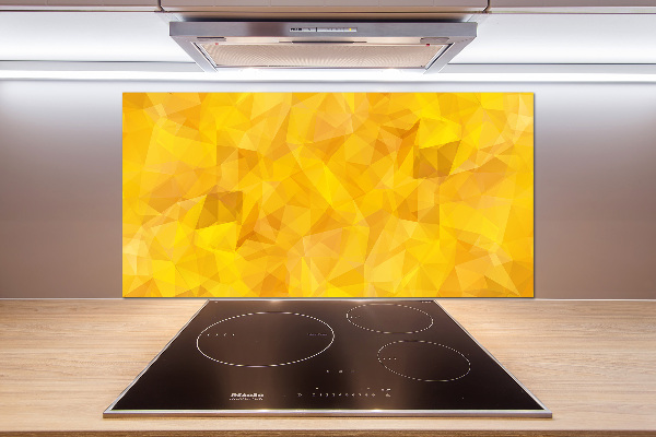 Kitchen splashback Abstraction of the triangle