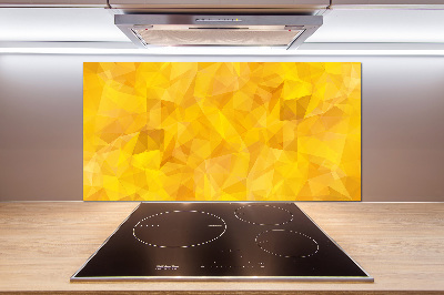 Kitchen splashback Abstraction of the triangle