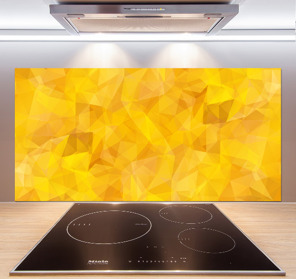 Kitchen splashback Abstraction of the triangle