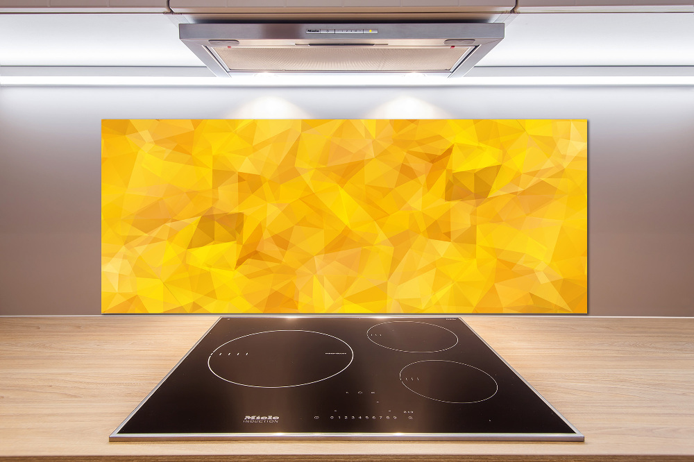 Kitchen splashback Abstraction of the triangle