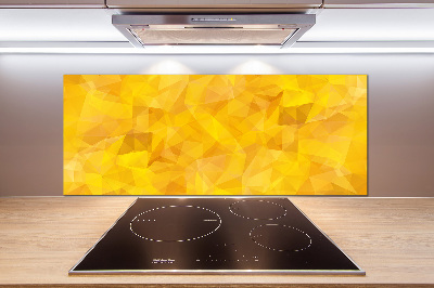 Kitchen splashback Abstraction of the triangle