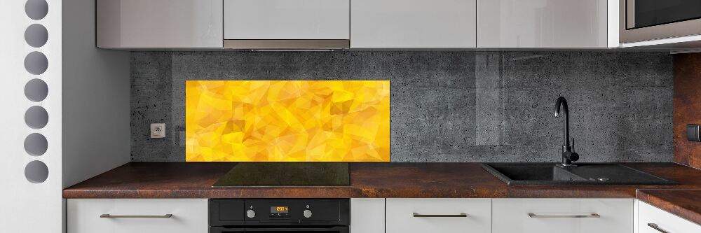 Kitchen splashback Abstraction of the triangle