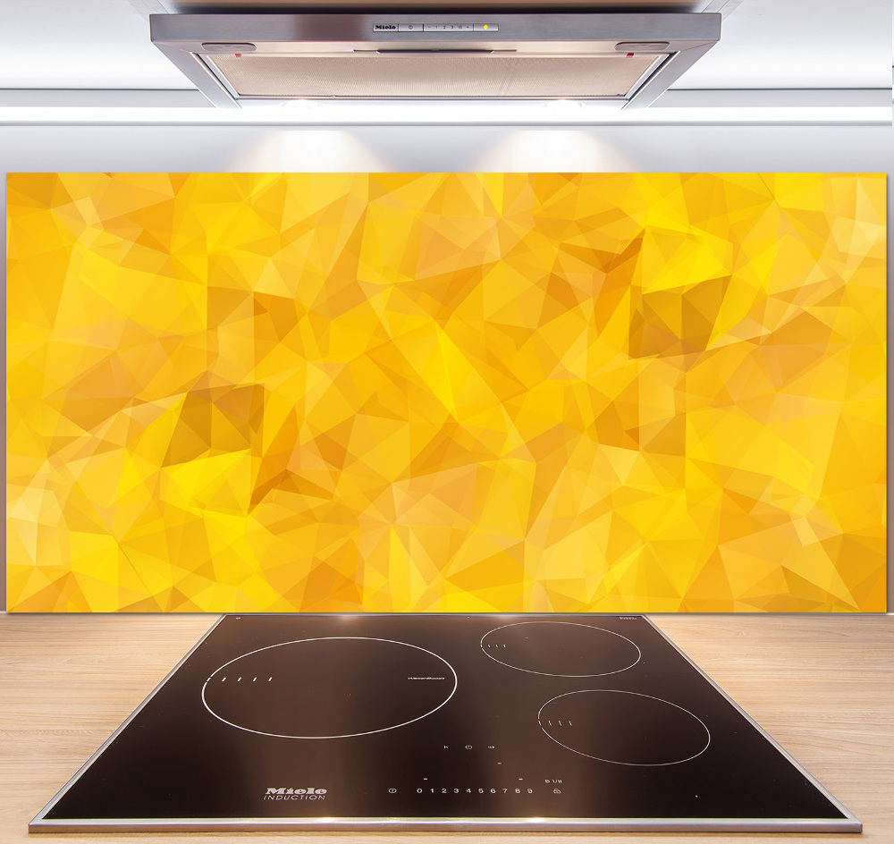 Kitchen splashback Abstraction of the triangle