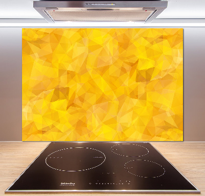 Kitchen splashback Abstraction of the triangle