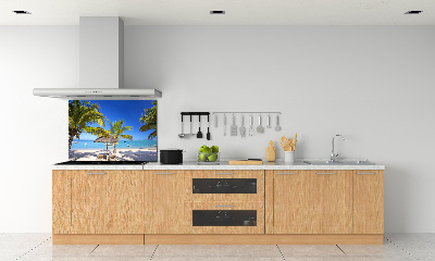 Cooker splashback Mauritius beach