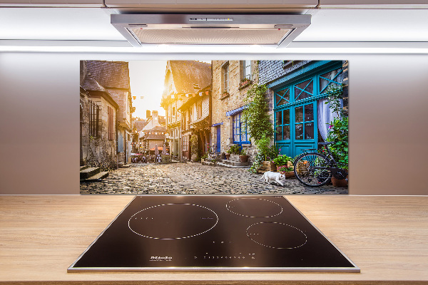 Cooker splashback Charming street