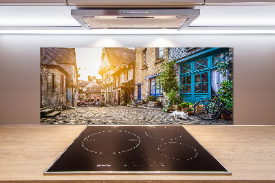 Cooker splashback Charming street