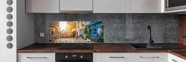 Cooker splashback Charming street